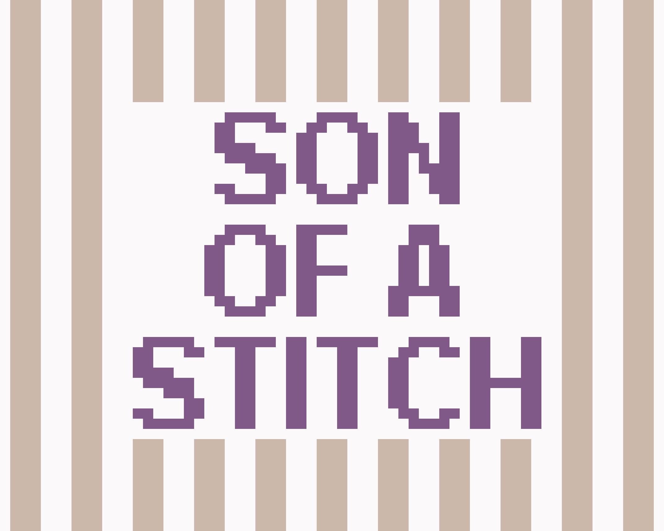 Son Of A Stitch Needlepoint Stitch Chart Instant Digital Download