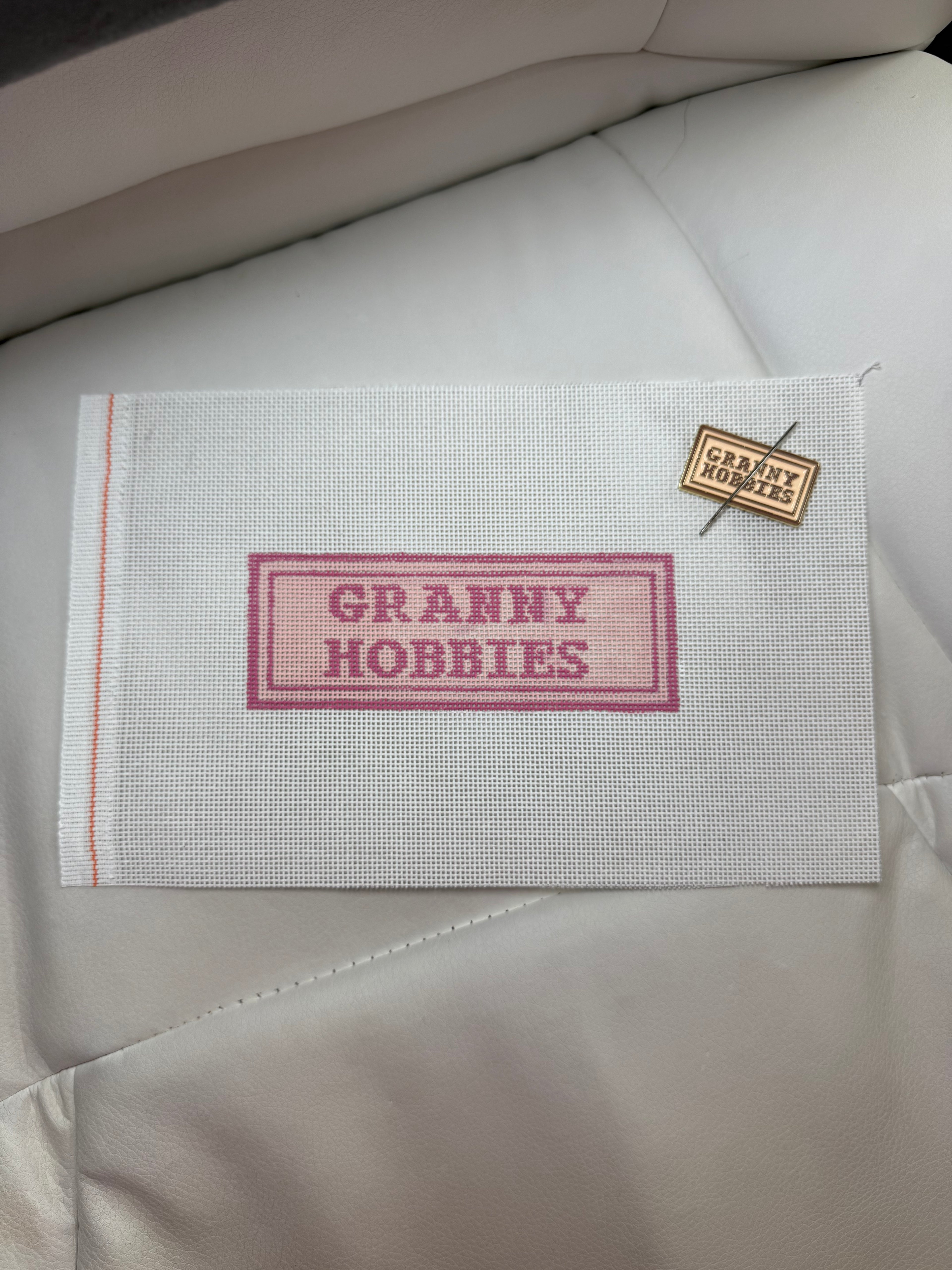Granny Hobbies Painted Canvas