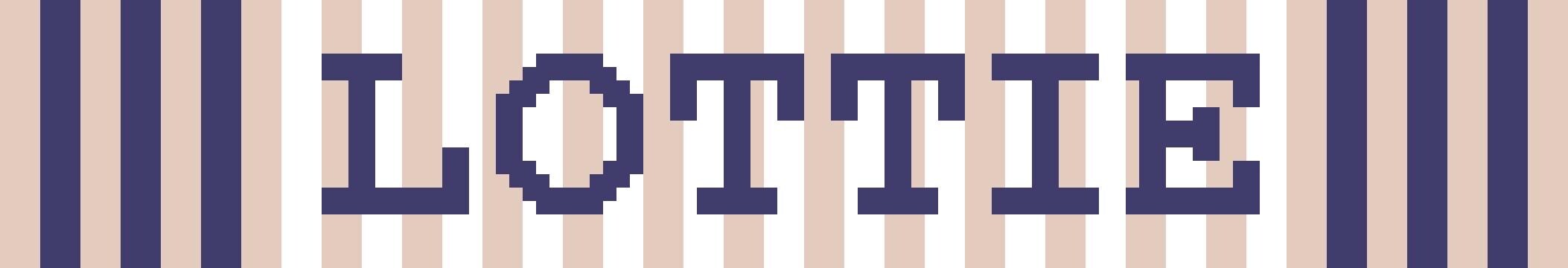 Lottie Key Fob Needlepoint Stitch Chart Digital Download