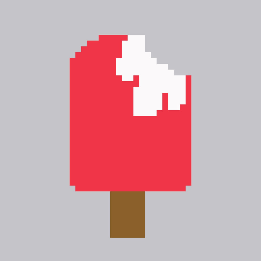 Popsicle Mini Needlepoint Stitch Chart Digital Instant Download