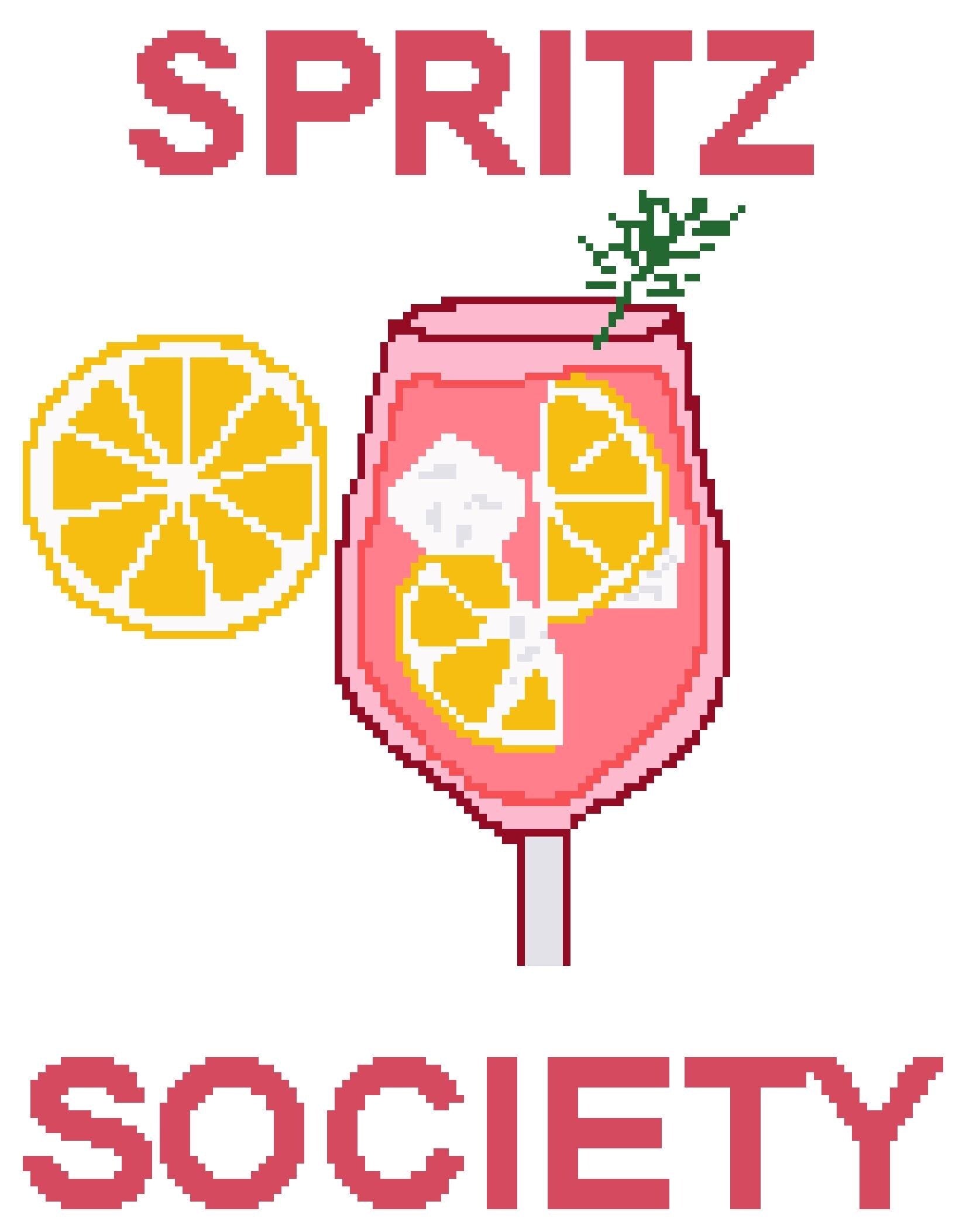 Spritz Society Needlepoint Stitch Chart Digital Instant Download
