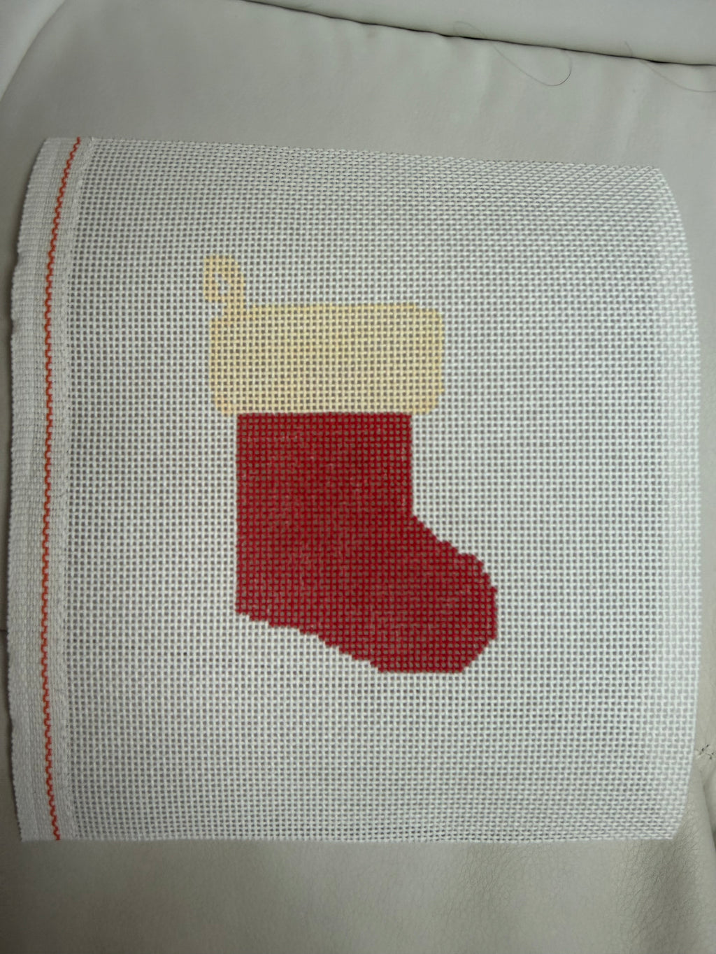 Classic Mini Stocking Needlepoint Canvas