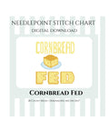 Cornbread Fed Needlepoint Stitch Chart Digital Download