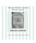 Son of a Stitch Painted Canvas