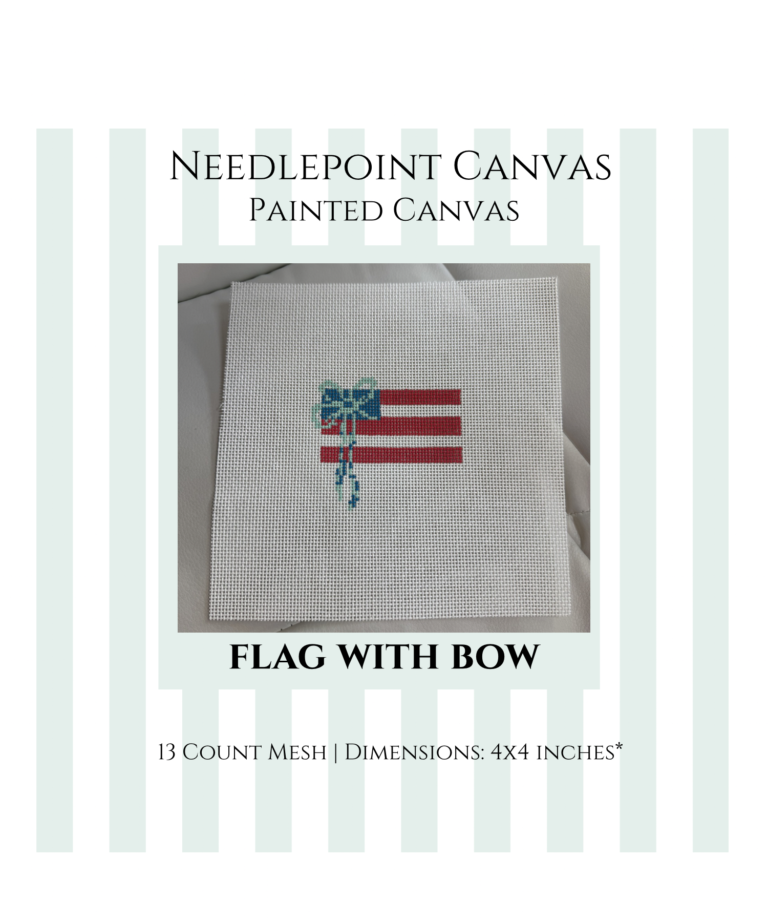 Flag With Bow Canvas