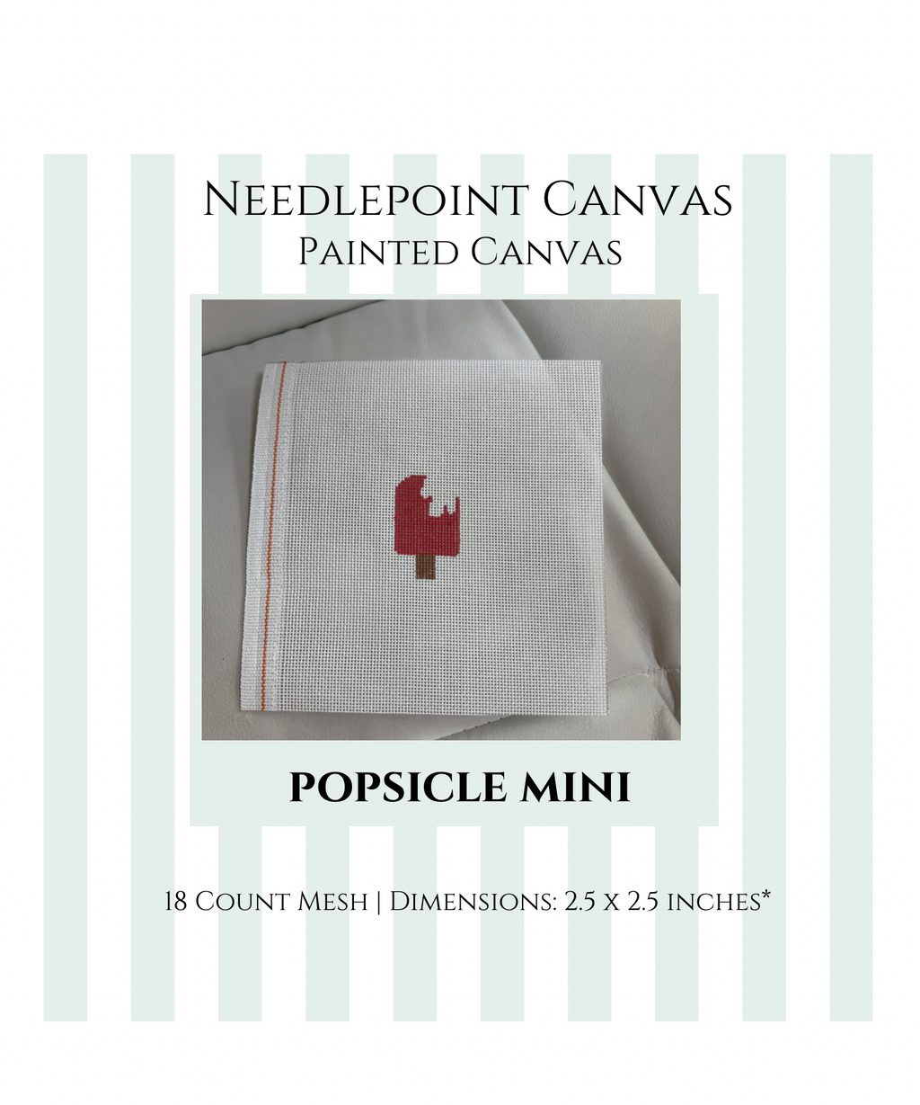 Popsicle Mini Painted Canvas