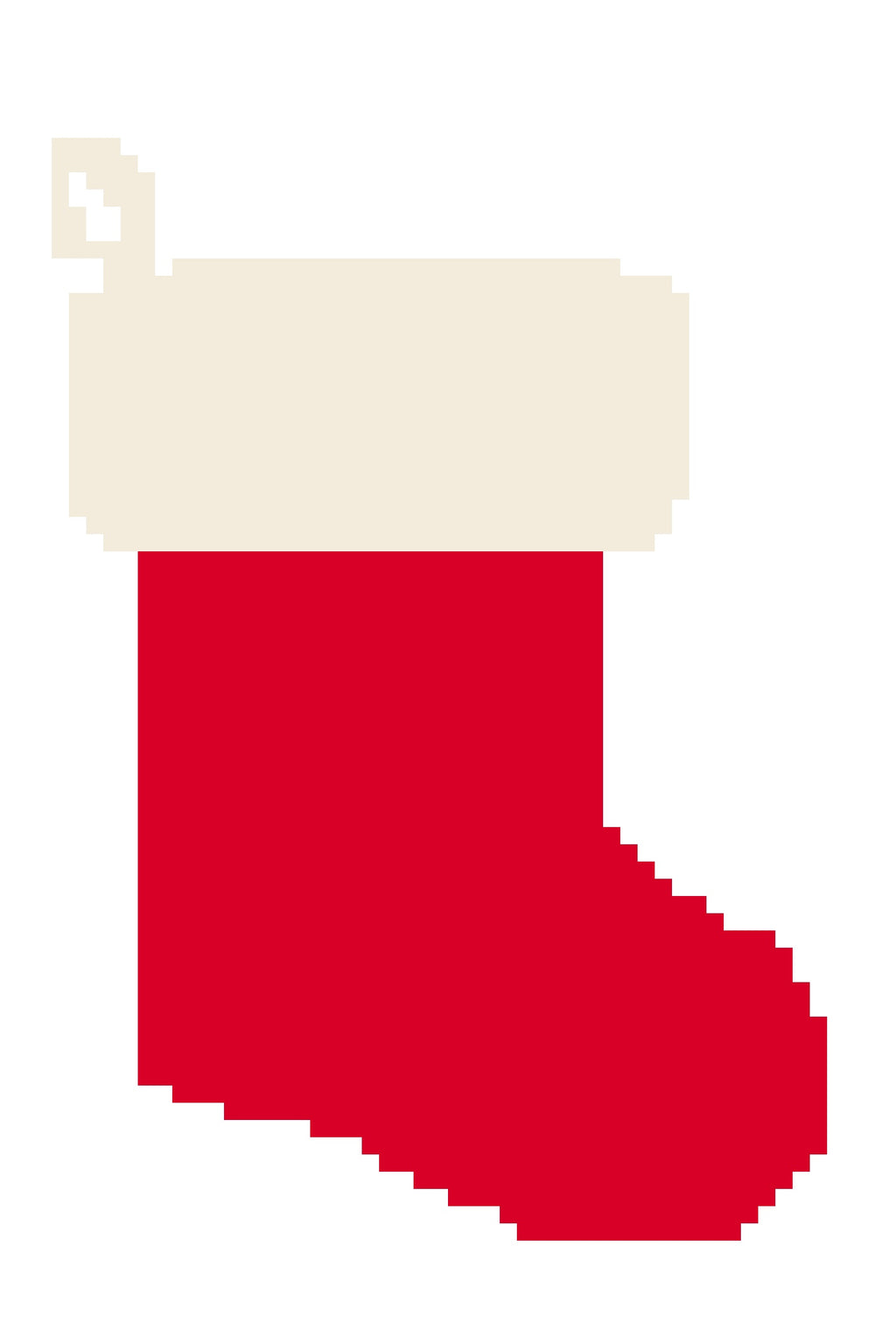 Classic Mini Stocking Needlepoint Canvas