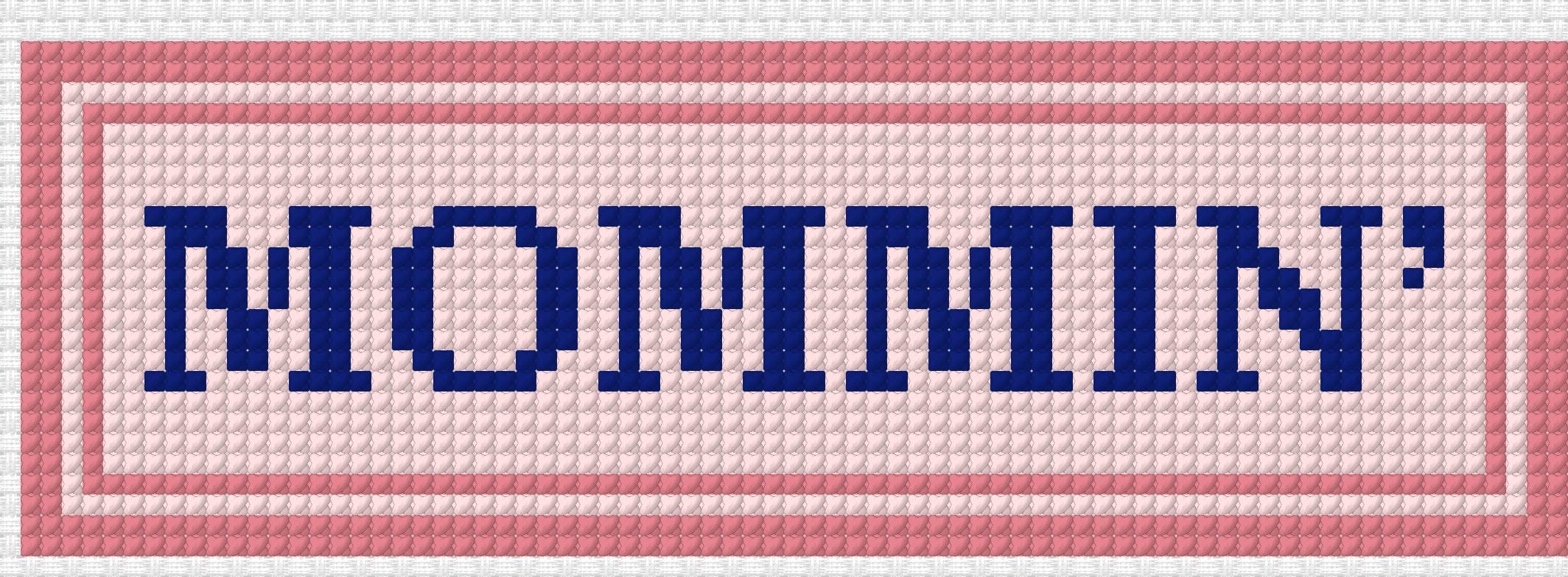 MOMMIN’ Needlepoint Stitch Chart Digital Download