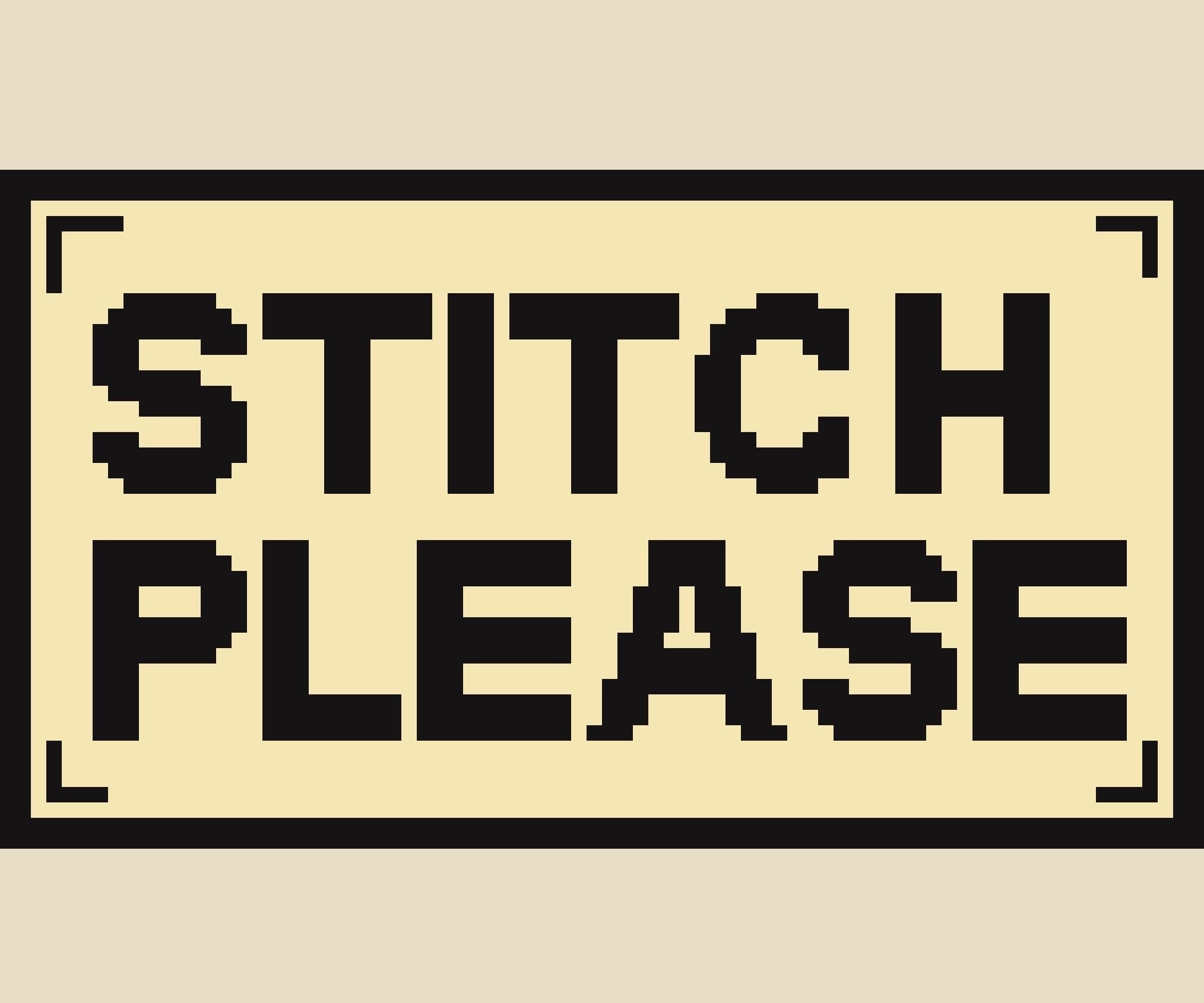 Stitch Please Needlepoint Stitch Chart Digital Download
