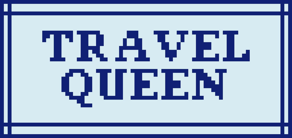 Travel Queen Needlepoint Stitch Chart Digital Download