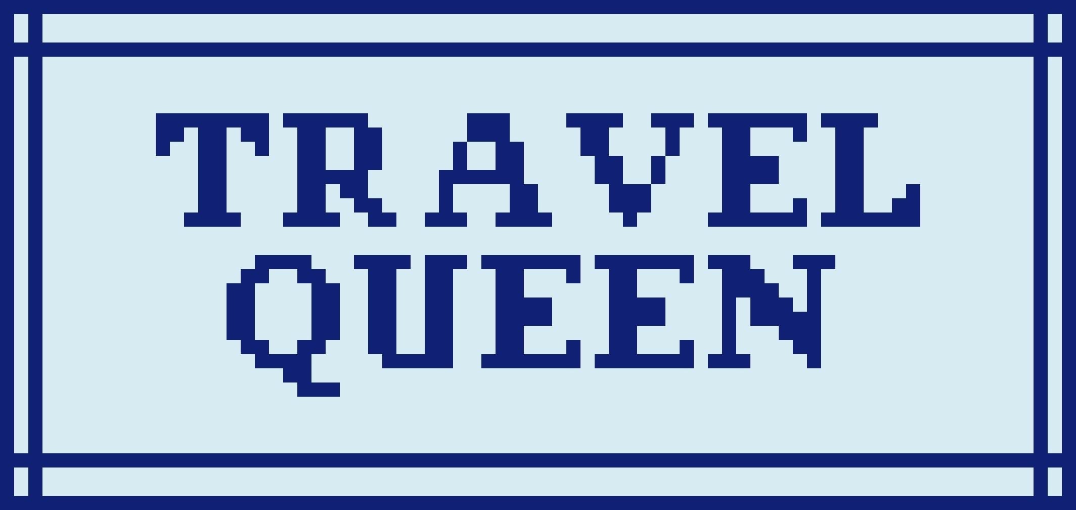 Travel Queen Needlepoint Stitch Chart Digital Download
